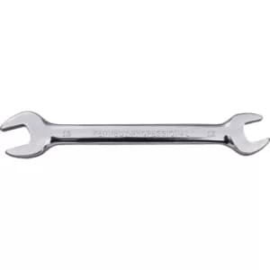 Metric Open Ended Spanner, Double End, Chrome Vanadium Steel, 18MM X 19MM