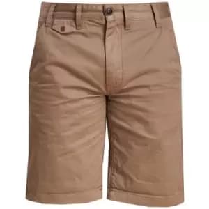 Barbour Mens Neuston Twill Shorts Stone 34