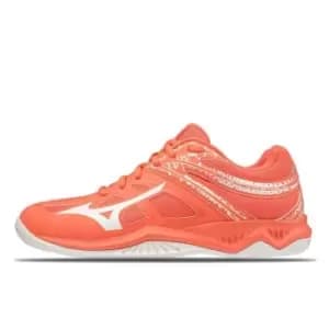 Mizuno Lightning Star Jnr Netball Shoe - Orange