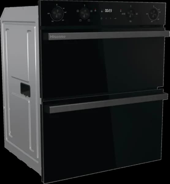 Hisense Hi6 Electric Built Under Double Oven - Black 744499 Black