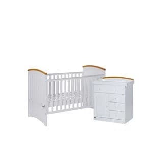Tutti Bambini Barcelona 2 Piece Room Set - Beech/White