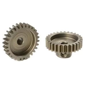 Corally M0.6 Pinion Short Hardened Steel 28 Teeth Shaft Dia. 3.17Mm