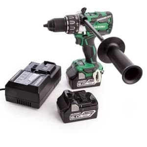 HiKOKI DV18DBXL/JX 18V Brushless Combi Drill with 2 x 6.0Ah Li-Ion Batteries