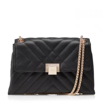 Dune Dorchester' Small Quilted Shoulder Bag - black
