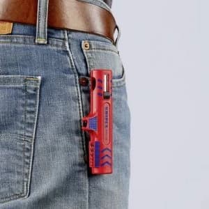Knipex 16 85 125 SB Cable stripper Suitable for Round cable, Wet room cables 8 up to 13mm 0.2 up to 4.0 mm²