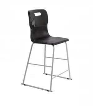 TITAN BLACK HIGH CHAIR 610 MM HIGH