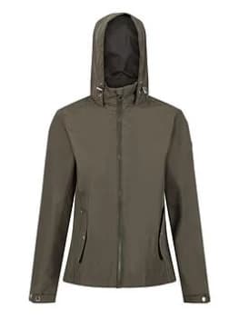 Regatta Laiyah Waterproof Shell Jacket - Khaki, Size 10, Women
