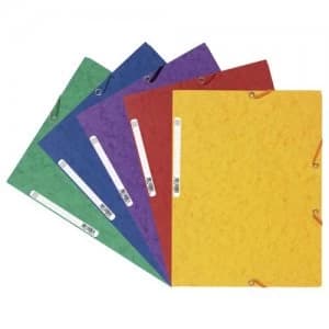 Europa 3 Flap Folder Manilla 240x320mm Elasticated 400gsm Assorted (Pa