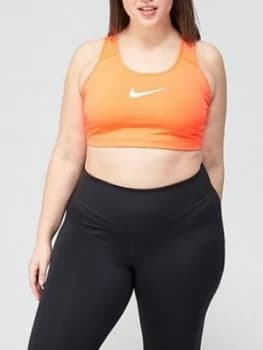Nike Medium Support Swoosh Bra (Curve) - Mango