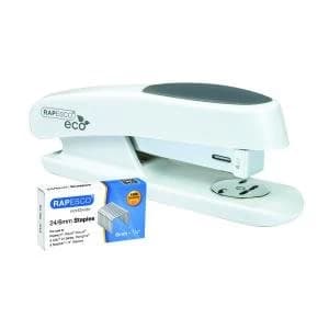 Rapesco Eco Sting Ray Half Strip Stapler White 1483