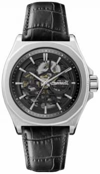 Ingersoll Mens 1892 The Orville Automatic Black Leather Watch