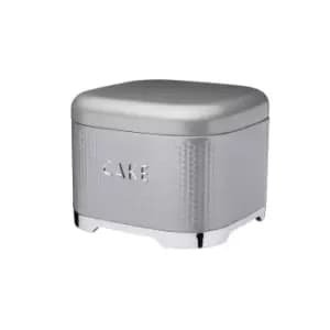 Lovello Grey Cake Tin Grey and Silver