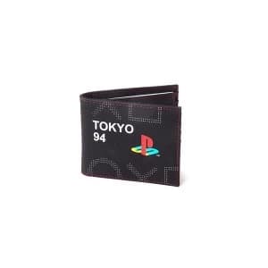 Sony - Japan Tokyo 94 Mens Bi-Fold Wallet - Black/Red