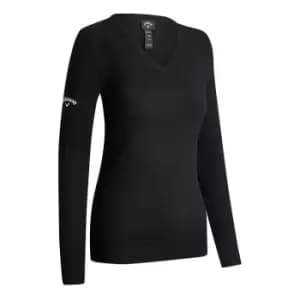Callaway V Neck Golf Sweater Womens - Black