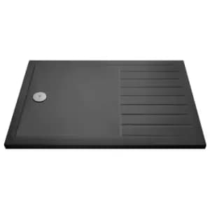 Hudson Reed Rectangular Walk-in Shower Tray 1700 x 800mm - Slate Grey