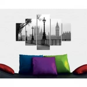 ST172 Multicolor Decorative MDF Painting (5 Pieces)