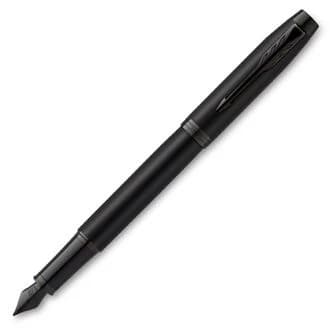 Parker IM Achromatic Matt Black Fountain Pen MEDIUM - Medium Nib