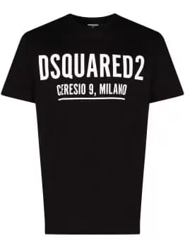 DSQUARED2 Ceresio9 Cool Logo-Print T-Shirt Black