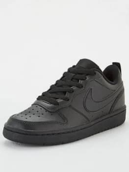 Nike Court Borough Low 2 Junior Trainer - Black
