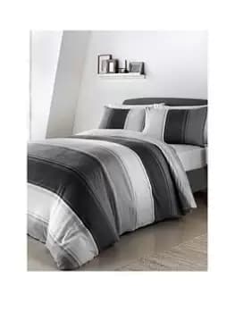 Fusion Betley Duvet Cover Set - Grey