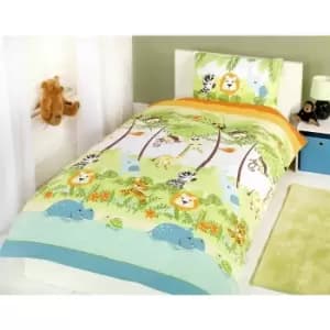 Jungle Boogie Single Duvet Cover & Pillowcase Set