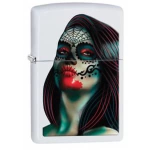 Zippo Gothic Lady Classic White Matte