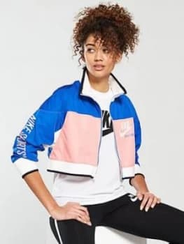 Nike Sportswear Archive Track Top BluePink Size L Women