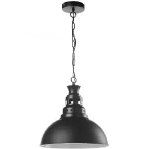 Onli Istanbul Dome Pendant Ceiling Light, Matt Black