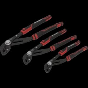 Sealey 3 Piece Quick Action Waterpump Pliers Set