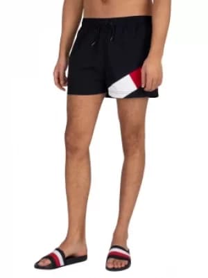 Short Drawstring Regular Swim Shorts