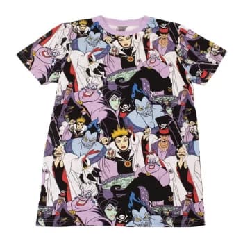 Cakeworthy Villains AOP T-Shirt - 2XL