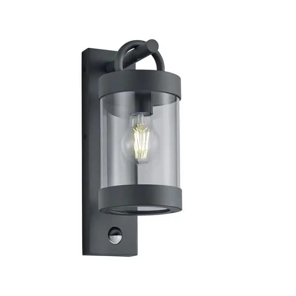 Sambesi Modern Outdoor Wall Lantern Anthracite IP44 with PIR