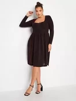 Yours Sweetheart Brillo Dress Red, Black, Size 16, Women