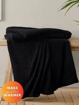 Catherine Lansfield Boucle Throw