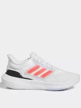 adidas Unisex Junior Ultrabounce - White/Red, Size 3