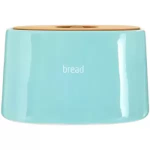 Fletcher Blue Ceramic Bread Crock - Premier Housewares