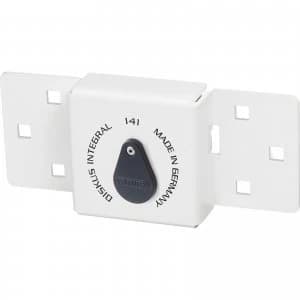 Abus 141 Series Integral Van Lock White