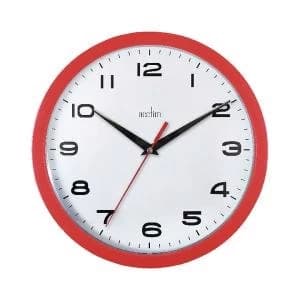 Acctim Aylesbury Wall Clock Red 92303