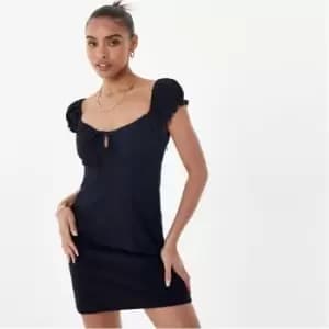 Jack Wills Broderie Dress - Black