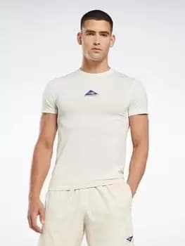 Reebok Les Mills Myoknit T-Shirt - White, Size L, Men
