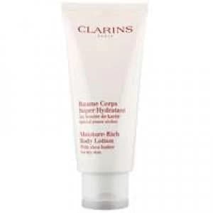 Clarins Body Moisturisers Moisture-Rich Body Lotion with Shea Butter Dry Skin 200ml / 6.5 oz.