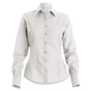 Kustom Kit Womens/Ladies Long Sleeve Business/Work Shirt (10) (White)