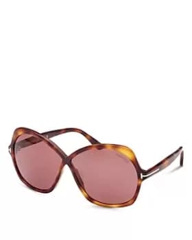 Tom Ford Womens Rosemin Butterfly Sunglasses, 64mm