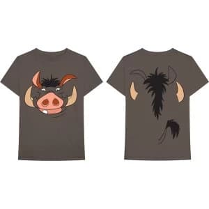 Disney - Lion King Pumbaa Unisex Large T-Shirt - Brown