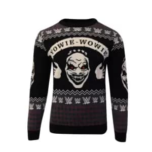 WWE Mens The Fiend Yowie Wowie Bray Wyatt Knitted Jumper (M) (Black)