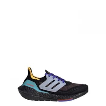 adidas Ultraboost 21 Primeblue Boost Running Shoes Kids - Core Black / Cloud White / Pul