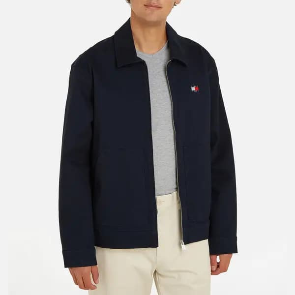 Tommy Jeans Cotton Twill-Blend Jacket - M