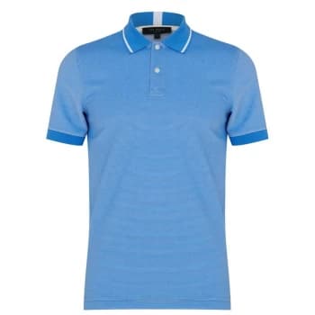 Ted Baker Ellerby Stripe Polo Shirt - Blue
