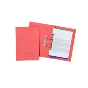 Pocket Spiral Files 285gsm Foolscap Red Pack of 25 TPFM-REDZ