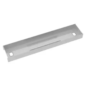 Elev8 lower cable channel with cover for back-to-back 1600mm desks - silver